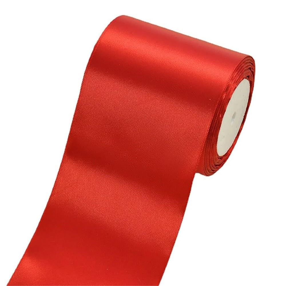 Amazon.com: ZOOYOO 4 Inch x 24 Yards Red Thick Satin Ribbon